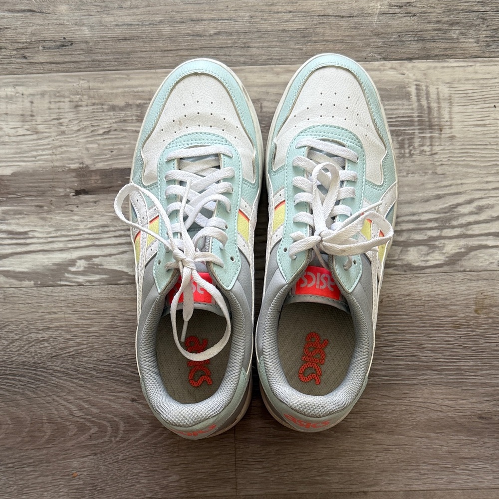 Asics Mint and White Athletic Shoes